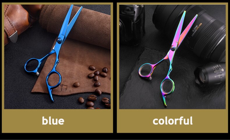 Hairdressing Scissors 6 Inch Hair Scissors Professional Hairdressing Scissors Cutting Thinning Scissors Barber Shear Accessories