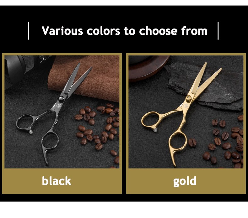 Hairdressing Scissors 6 Inch Hair Scissors Professional Hairdressing Scissors Cutting Thinning Scissors Barber Shear Accessories