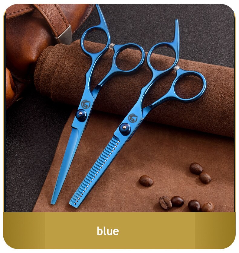 Hairdressing Scissors 6 Inch Hair Scissors Professional Hairdressing Scissors Cutting Thinning Scissors Barber Shear Accessories