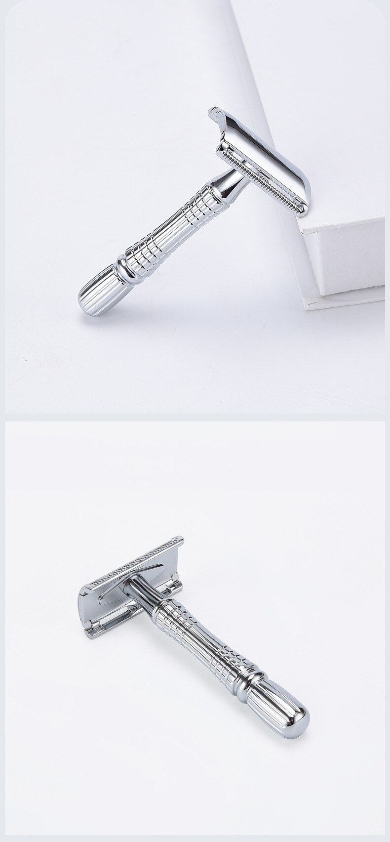 Rose Gold Razor Classic Double Edge Safety Razor For Mens Shaving Hair Removal Stainless Steel Manual Shaver Shaver Face Razors