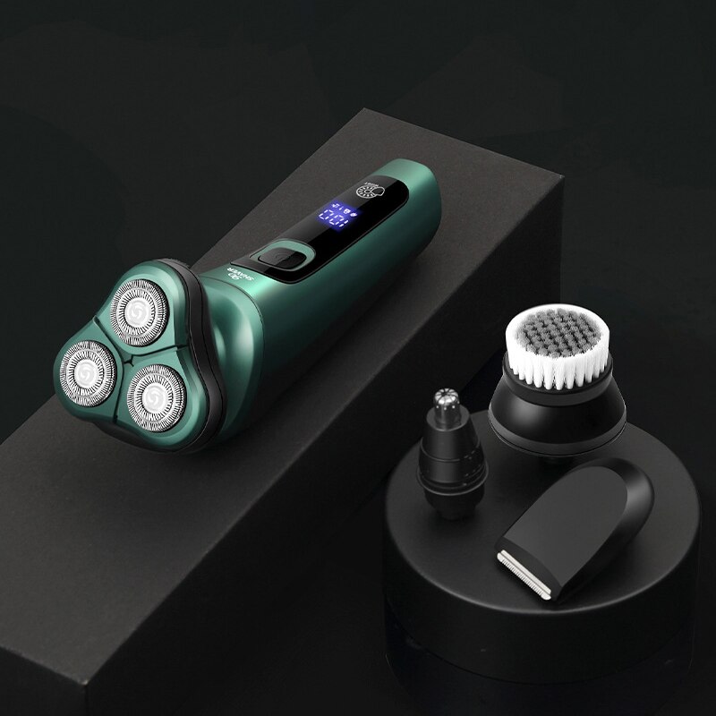Electric Razor Shaver 9D Floating Shaving Machine IPX7 Washable USB Rechargeable Beard Trimmer Multifunction Trimmer For Men Electric Razor Shaver 9D Floating Shaving Machine IPX7 Washable USB Rechargeable Beard Trimmer Multifunction Trimmer For Men