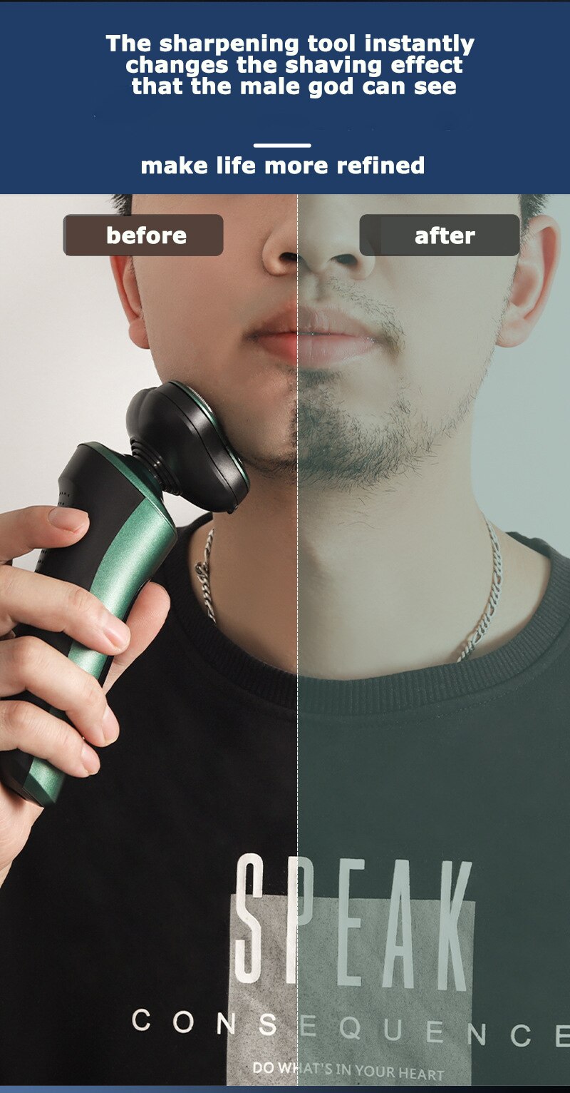 Electric Razor Shaver 9D Floating Shaving Machine IPX7 Washable USB Rechargeable Beard Trimmer Multifunction Trimmer For Men Electric Razor Shaver 9D Floating Shaving Machine IPX7 Washable USB Rechargeable Beard Trimmer Multifunction Trimmer For Men