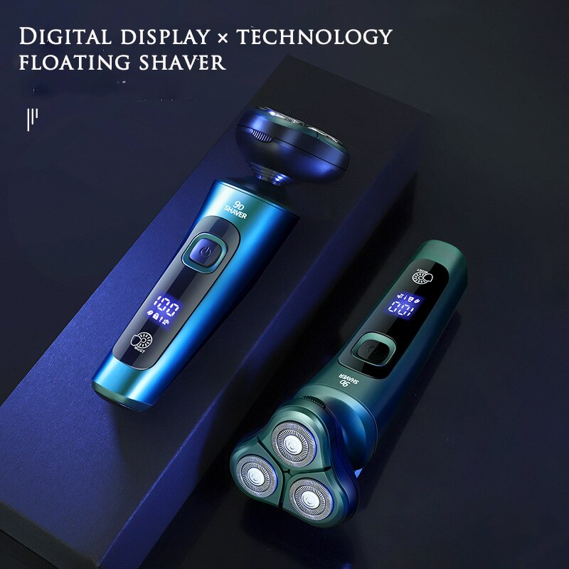 Electric Razor Shaver 9D Floating Shaving Machine IPX7 Washable USB Rechargeable Beard Trimmer Multifunction Trimmer For Men Electric Razor Shaver 9D Floating Shaving Machine IPX7 Washable USB Rechargeable Beard Trimmer Multifunction Trimmer For Men