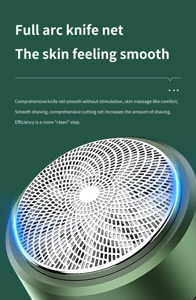 Men's Electric Shaver for Men Razor Smart Beard Shaving Beard Timmer 8D IPX7 Shaving Machine Men LCD Display Electric Razor