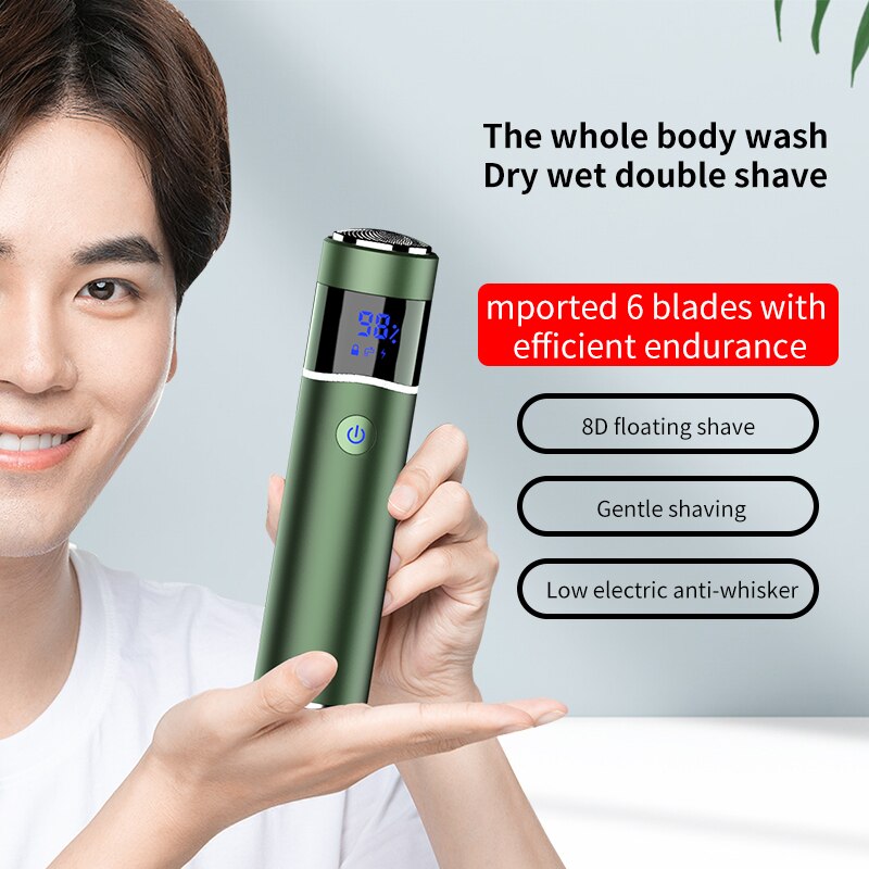Men's Electric Shaver for Men Razor Smart Beard Shaving Beard Timmer 8D IPX7 Shaving Machine Men LCD Display Electric Razor Men's Electric Shaver for Men Razor Smart Beard Shaving Beard Timmer 8D IPX7 Shaving Machine Men LCD Display Electric Razor