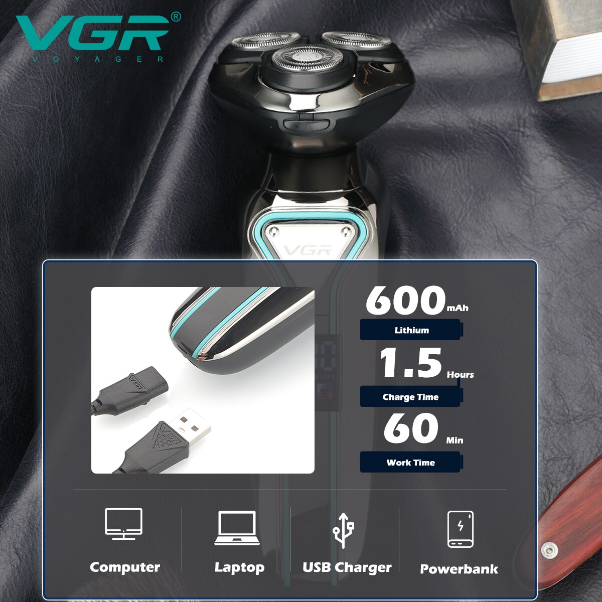 Men's Electric Shaver for Men Razor Smart Beard Shaving Timmer 3D Blade Float IPX7 Shaving Machine LCD Display Electric Razor Men's Electric Shaver for Men Razor Smart Beard Shaving Timmer 3D Blade Float IPX7 Shaving Machine LCD Display Electric Razor