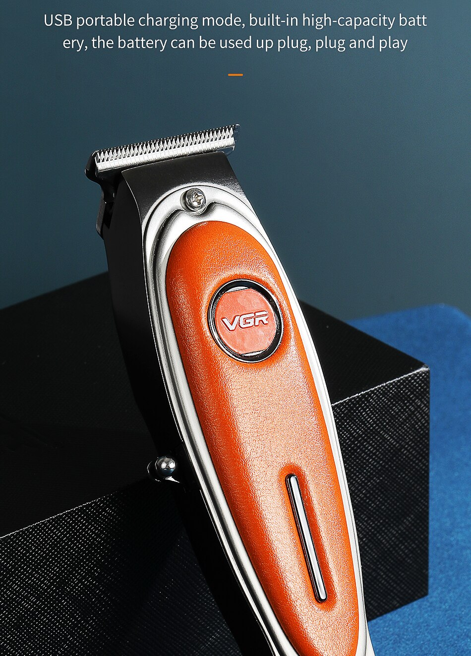 VG RProfessional Hair Trimmer for Men Classcial Rechargeable Beard Trimmer Electric Barber Clipper Hair Cutting Machine Haircut