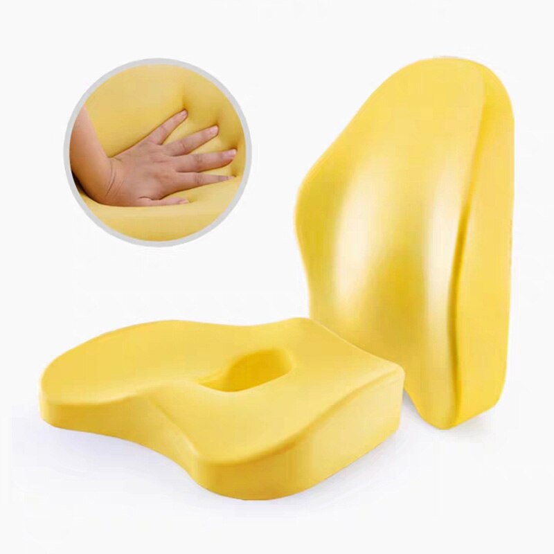 Memory Foam Seat Cushion Orthopedic Pillow Coccyx Office Chair Cushion Support Waist Back Pillow Car Seat Hip Massage Pad Sets Memory Foam Seat Cushion Orthopedic Pillow Coccyx Office Chair Cushion Support Waist Back Pillow Car Seat Hip Massage Pad Sets