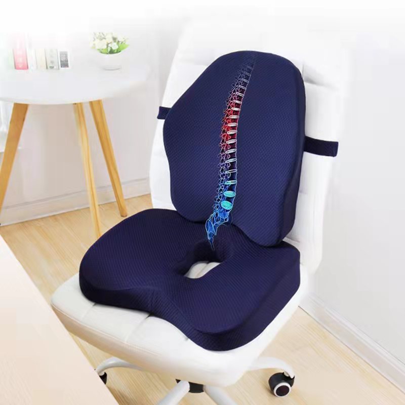 Memory Foam Seat Cushion Orthopedic Pillow Coccyx Office Chair Cushion Support Waist Back Pillow Car Seat Hip Massage Pad Sets Memory Foam Seat Cushion Orthopedic Pillow Coccyx Office Chair Cushion Support Waist Back Pillow Car Seat Hip Massage Pad Sets