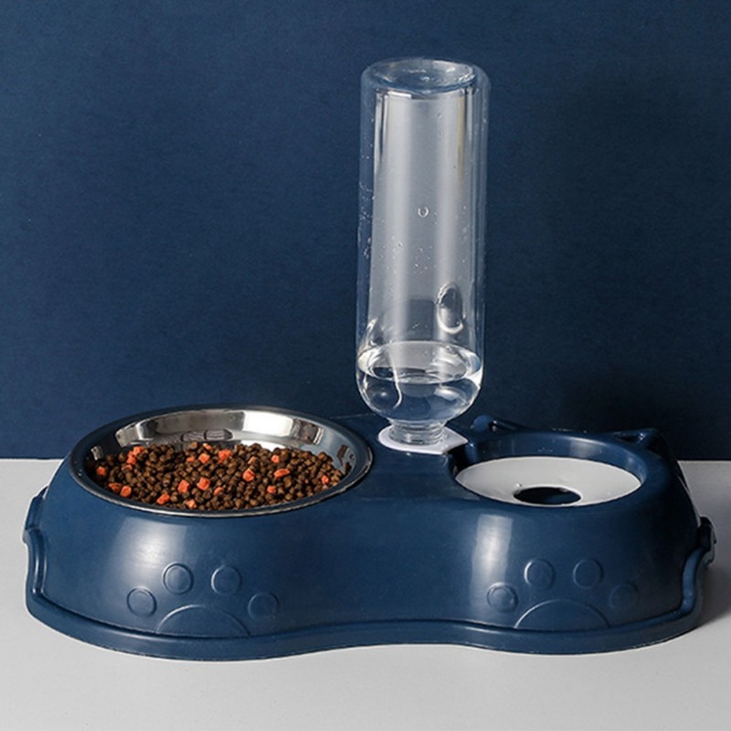 500ML Dog Bowl Cat Feeder Bowl With Dog Water Bottle Automatic Drinking Pet Bowl Cat Food Bowl Pet Stainless Steel Double 3 Bowl 500ML Dog Bowl Cat Feeder Bowl With Dog Water Bottle Automatic Drinking Pet Bowl Cat Food Bowl Pet Stainless Steel Double 3 Bowl