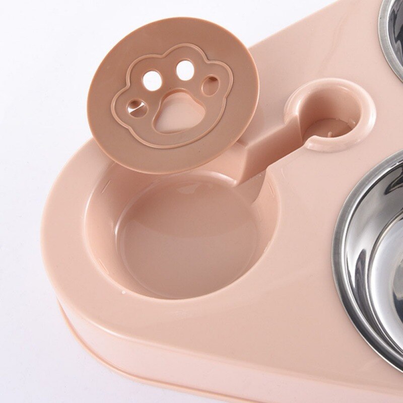 500ML Dog Bowl Cat Feeder Bowl With Dog Water Bottle Automatic Drinking Pet Bowl Cat Food Bowl Pet Stainless Steel Double 3 Bowl 500ML Dog Bowl Cat Feeder Bowl With Dog Water Bottle Automatic Drinking Pet Bowl Cat Food Bowl Pet Stainless Steel Double 3 Bowl