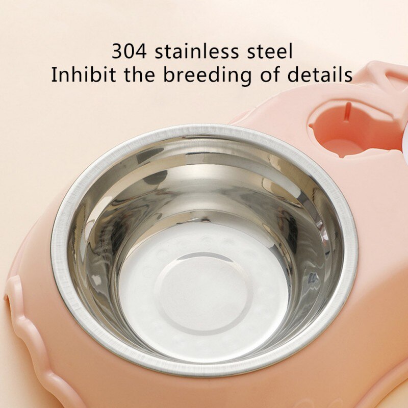 500ML Dog Bowl Cat Feeder Bowl With Dog Water Bottle Automatic Drinking Pet Bowl Cat Food Bowl Pet Stainless Steel Double 3 Bowl 500ML Dog Bowl Cat Feeder Bowl With Dog Water Bottle Automatic Drinking Pet Bowl Cat Food Bowl Pet Stainless Steel Double 3 Bowl