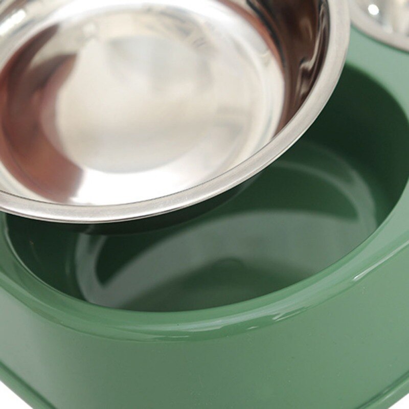 500ML Dog Bowl Cat Feeder Bowl With Dog Water Bottle Automatic Drinking Pet Bowl Cat Food Bowl Pet Stainless Steel Double 3 Bowl 500ML Dog Bowl Cat Feeder Bowl With Dog Water Bottle Automatic Drinking Pet Bowl Cat Food Bowl Pet Stainless Steel Double 3 Bowl