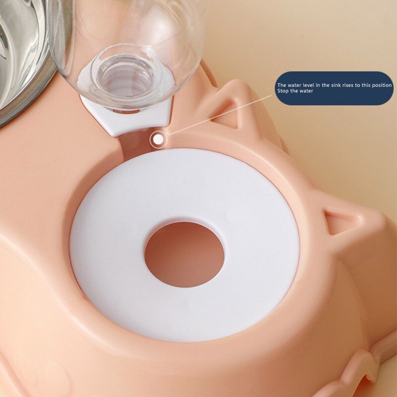 500ML Dog Bowl Cat Feeder Bowl With Dog Water Bottle Automatic Drinking Pet Bowl Cat Food Bowl Pet Stainless Steel Double 3 Bowl 500ML Dog Bowl Cat Feeder Bowl With Dog Water Bottle Automatic Drinking Pet Bowl Cat Food Bowl Pet Stainless Steel Double 3 Bowl