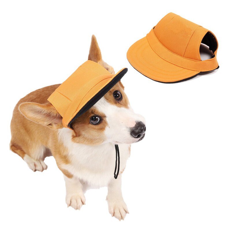 1Pcs Pet Dog Hat Cap Dog Summer Baseball Cap Canvas Small Dog Sunscreen Accessories Outdoor Hiking Pet Products