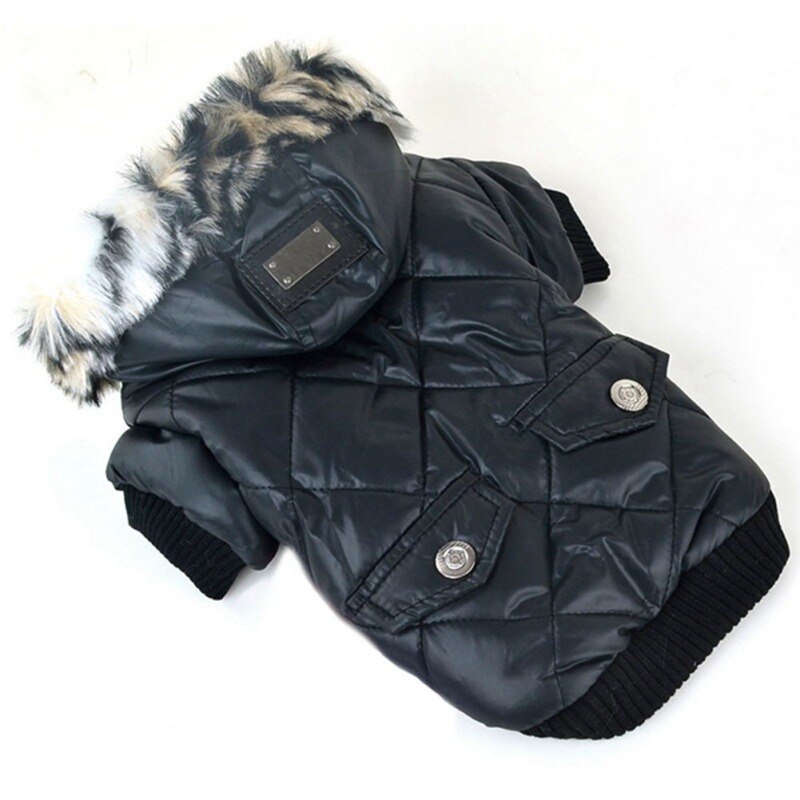 Winter Dog Clothes Warm Thicken Coat Jacket for Small Dog Puppy Pet Hoodie for Small Medium Dogs Yorkie French Bulldog Clothing