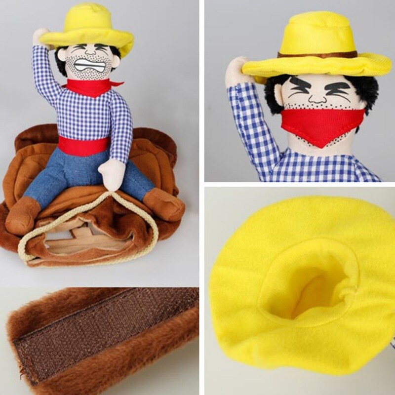 Knight Style Pet Clothes Cowboy Rider Dog Costume for Dogs Cats Dress Up Clothing with Hat for Halloween Cosplay Pet Costume Knight Style Pet Clothes Cowboy Rider Dog Costume for Dogs Cats Dress Up Clothing with Hat for Halloween Cosplay Pet Costume