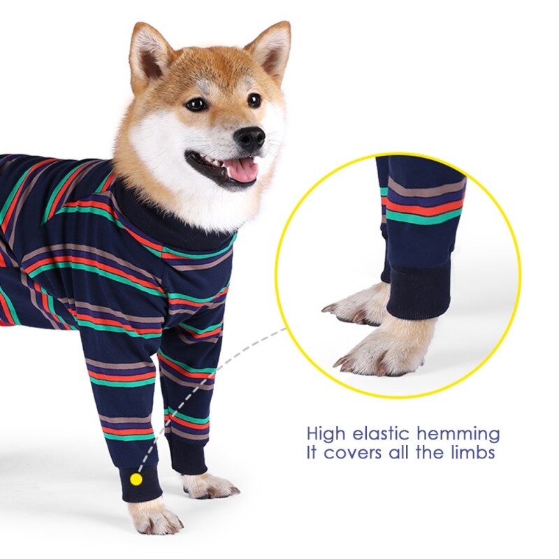 All Around High Elastic Four Legged Dog Home Physiological Clothing Anti Licking And Anti Mosquito Pet Dog Jumpsuit Supplies