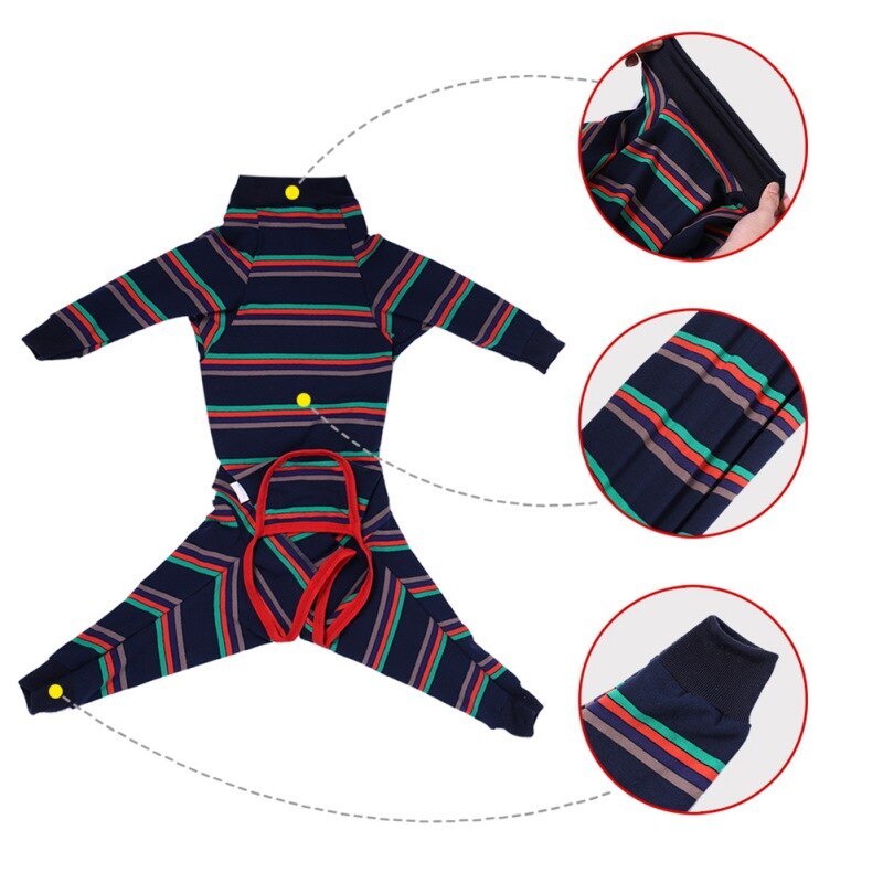 All Around High Elastic Four Legged Dog Home Physiological Clothing Anti Licking And Anti Mosquito Pet Dog Jumpsuit Supplies