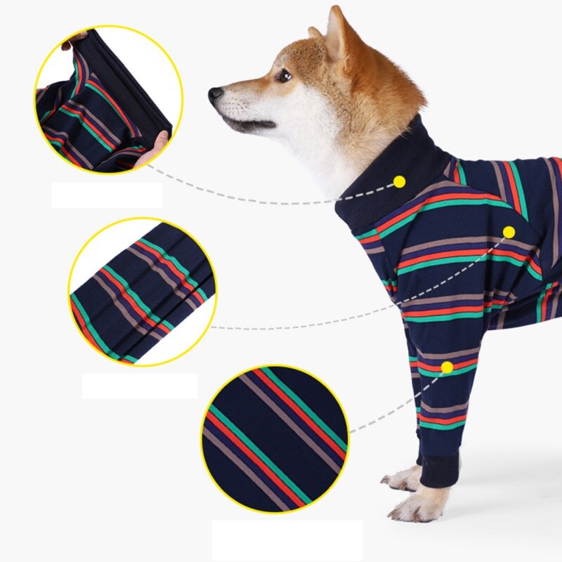 All Around High Elastic Four Legged Dog Home Physiological Clothing Anti Licking And Anti Mosquito Pet Dog Jumpsuit Supplies
