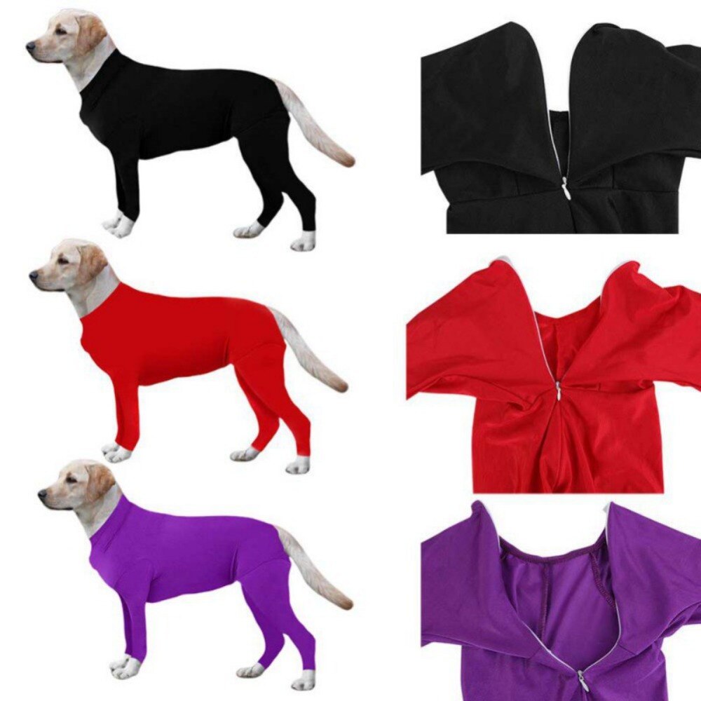 Soft Dogs Jumpsuit Post Operative Protection Long Sleeves Bodysuit Post Surgery Recovery Suit For Small Medium Dog Solid Clothes Soft Dogs Jumpsuit Post Operative Protection Long Sleeves Bodysuit Post Surgery Recovery Suit For Small Medium Dog Solid Clothes