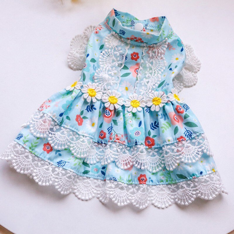 Summer Dog Small Floral Princess Dress Cat Dog Dress Puppy Skirt Wedding Dresses York Clothes For Dogs Pet Dress Summer Dog Small Floral Princess Dress Cat Dog Dress Puppy Skirt Wedding Dresses York Clothes For Dogs Pet Dress
