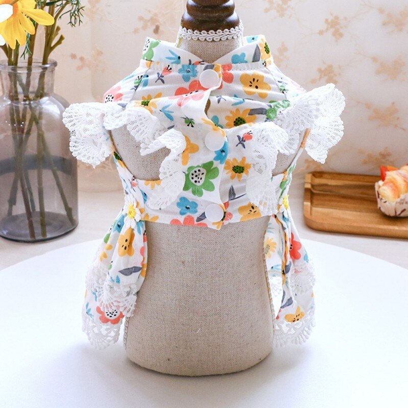 Summer Dog Small Floral Princess Dress Cat Dog Dress Puppy Skirt Wedding Dresses York Clothes For Dogs Pet Dress Summer Dog Small Floral Princess Dress Cat Dog Dress Puppy Skirt Wedding Dresses York Clothes For Dogs Pet Dress