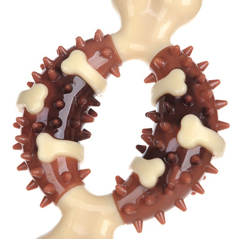 Pet Toy Ring Cleaning Teeth Bones Dogs Bones Toys For Pet Puppy Supplies Pets Chewing Toy Snack Food Treats
