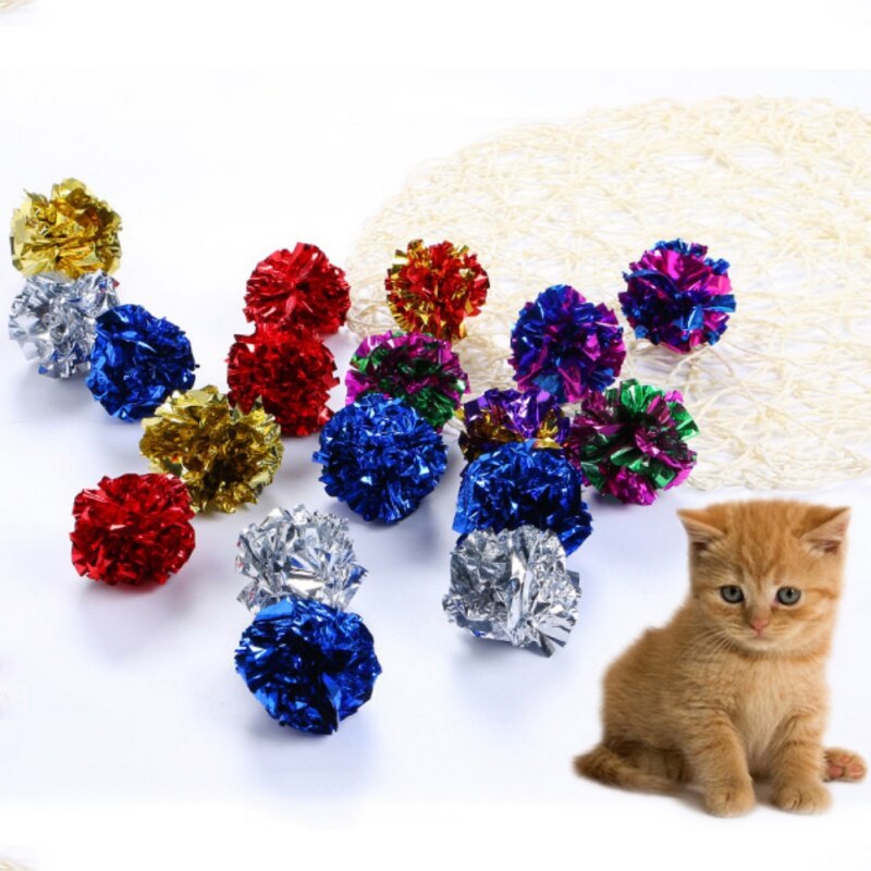 10/12Pcs Cat Crinkle Balls Cat Toy Interactive Sound Ball Big Plastic Balls Crackle Ring Paper Kitten Pet Play Toys Cats Trainin 10/12Pcs Cat Crinkle Balls Cat Toy Interactive Sound Ball Big Plastic Balls Crackle Ring Paper Kitten Pet Play Toys Cats Trainin