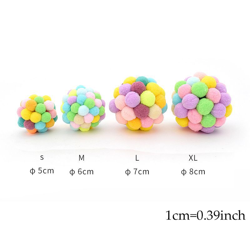 10/12Pcs Cat Crinkle Balls Cat Toy Interactive Sound Ball Big Plastic Balls Crackle Ring Paper Kitten Pet Play Toys Cats Trainin
