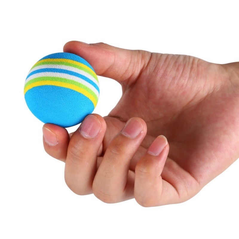 10/12Pcs Cat Crinkle Balls Cat Toy Interactive Sound Ball Big Plastic Balls Crackle Ring Paper Kitten Pet Play Toys Cats Trainin