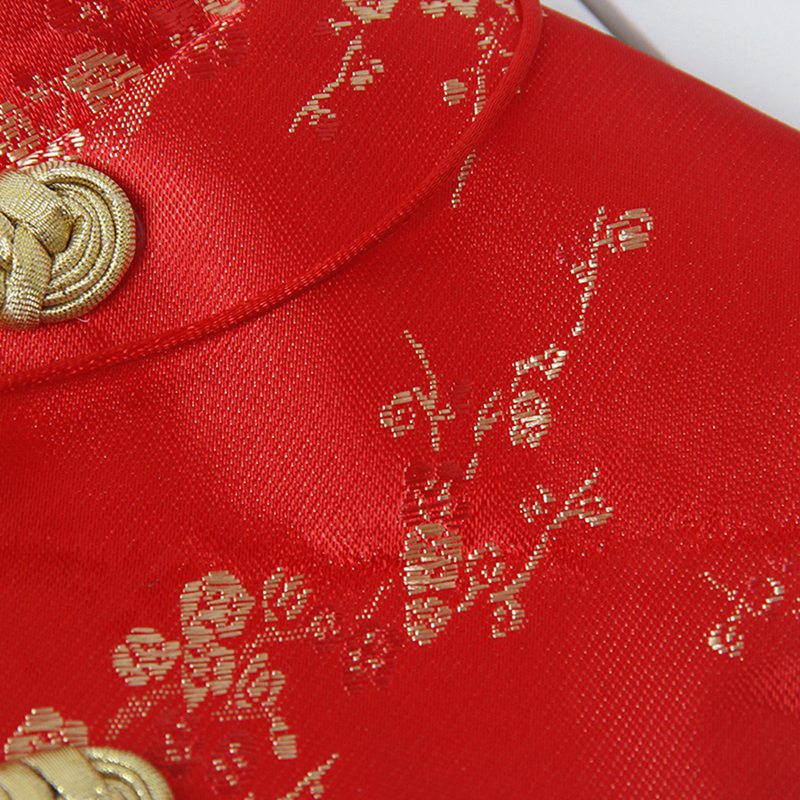 Pet Cat New Year Cloak Clothes Party Costume Chinese Tang Dynasty Dress Festival Cloak with Red Envelope for Puppy Clothing