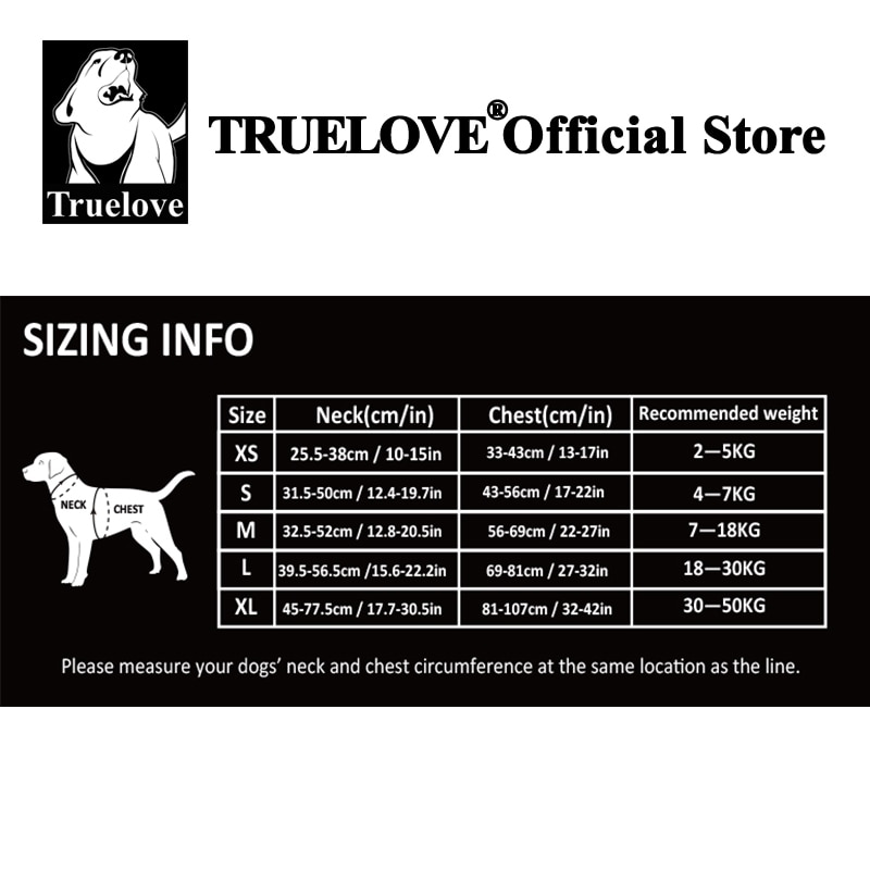 Truelove Pet Harness Small Medium Large Split Dog Fashion Outdoor Dropshipping Truelove Pet Harness Small Medium Large Split Dog Fashion Outdoor Dropshipping