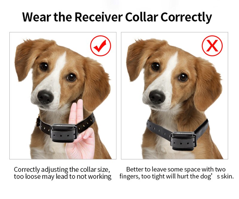 Paipaitek Dog Training Collar 2-in-1 Beep Vibration Shock Collar Waterproof Pet Trainer Collar With Remote and Barking Collar