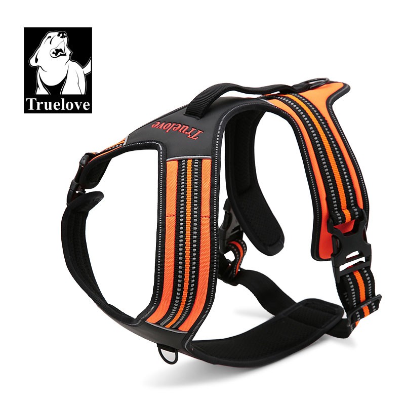Truelove Sport Nylon Reflective No Pull Dog Harness Outdoor Adventure Pet Vest with Handle xs to xl 5 colors in stock factory Truelove Sport Nylon Reflective No Pull Dog Harness Outdoor Adventure Pet Vest with Handle xs to xl 5 colors in stock factory