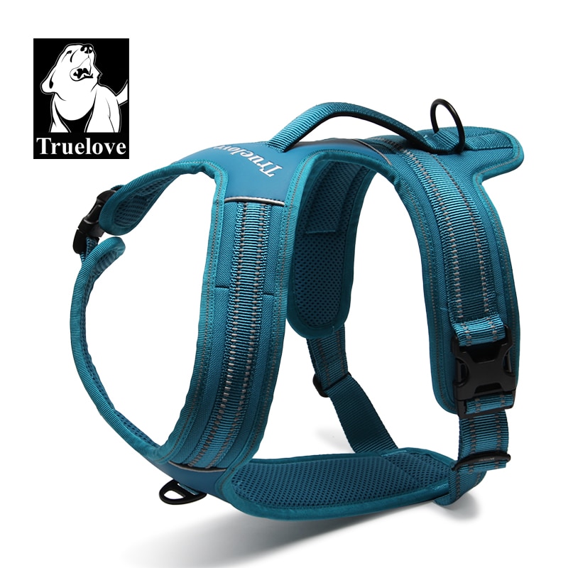 Truelove Sport Nylon Reflective No Pull Dog Harness Outdoor Adventure Pet Vest with Handle xs to xl 5 colors in stock factory Truelove Sport Nylon Reflective No Pull Dog Harness Outdoor Adventure Pet Vest with Handle xs to xl 5 colors in stock factory