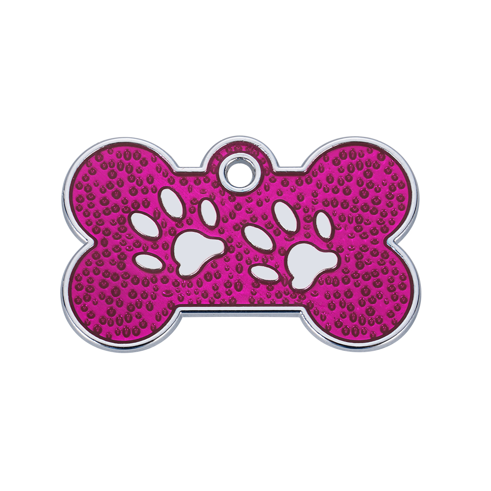Anti-lost Custom Dog ID Tag Engraved Pet Dog Collar Accessories Personalized Cat Puppy ID Tag Stainless Steel Bone/Paw Name Tags