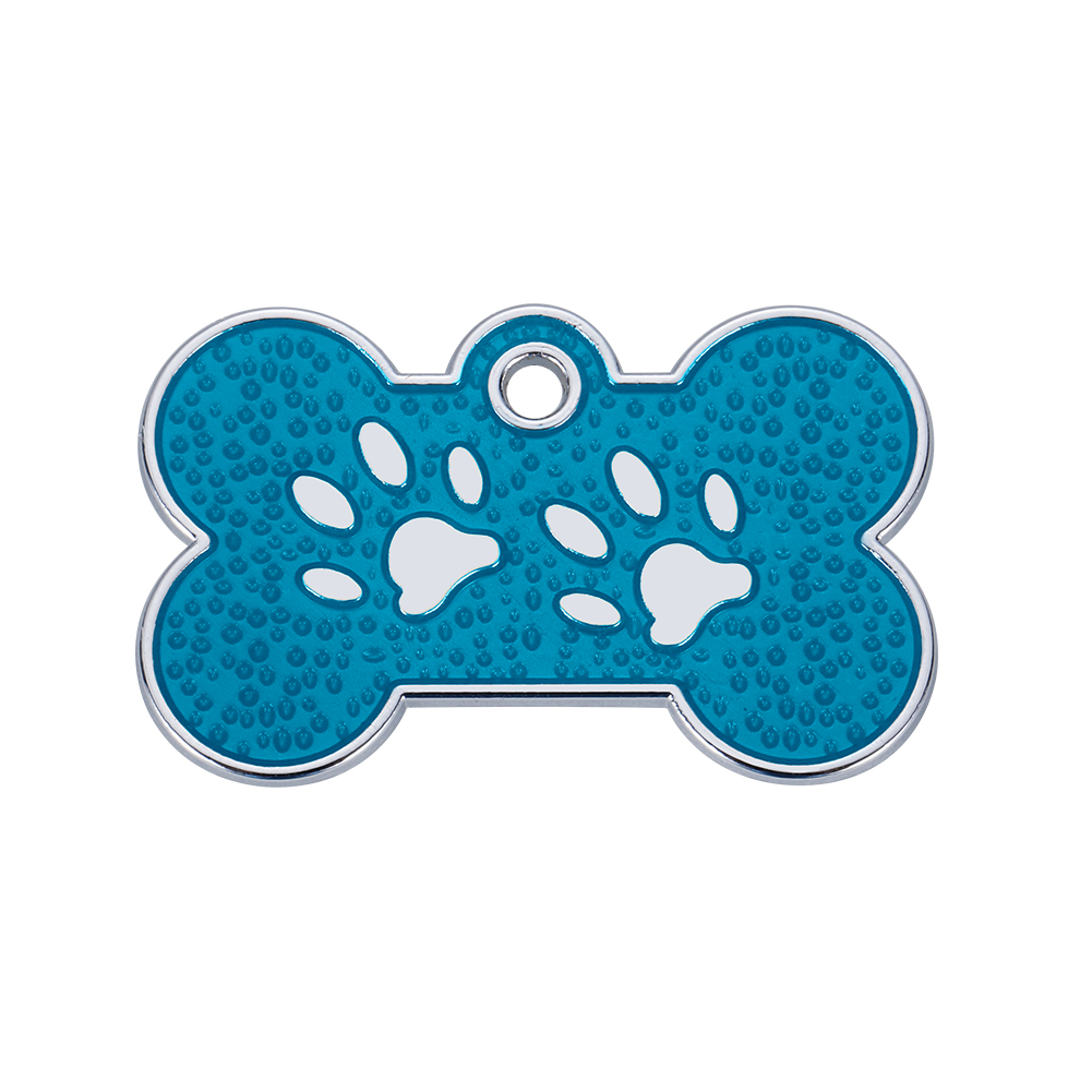 Anti-lost Custom Dog ID Tag Engraved Pet Dog Collar Accessories Personalized Cat Puppy ID Tag Stainless Steel Bone/Paw Name Tags