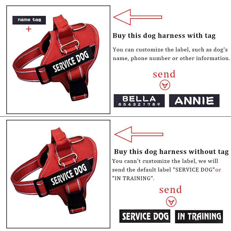 Nylon Dog Harness Personalized Reflective Pet K9 Harness For Small Medium Large Dogs Breathable Mesh Pad Dog Harness No Pull