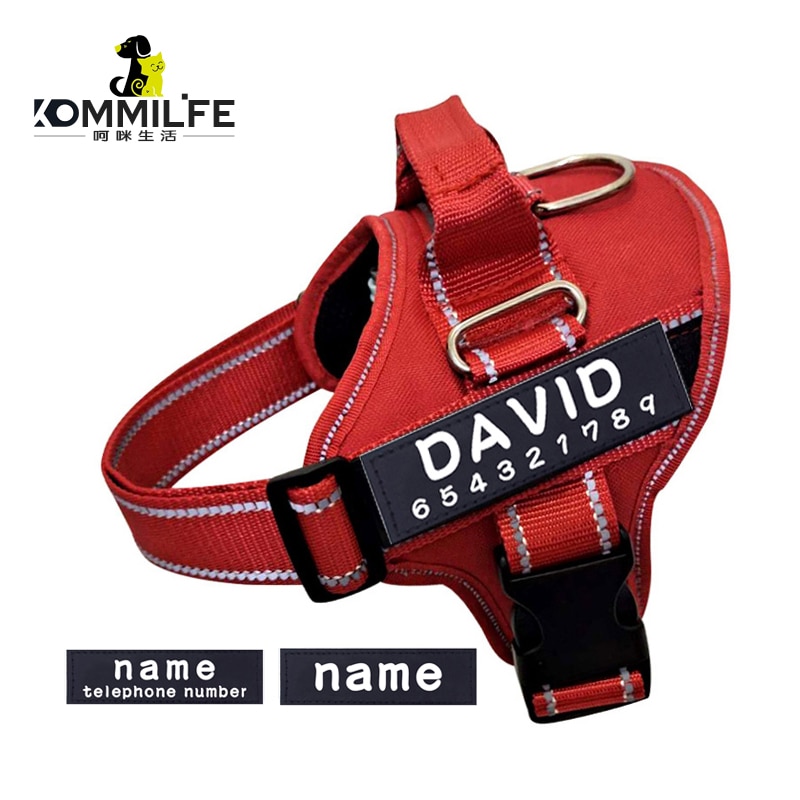 Nylon Dog Harness Personalized Reflective Pet K9 Harness For Small Medium Large Dogs Breathable Mesh Pad Dog Harness No Pull Nylon Dog Harness Personalized Reflective Pet K9 Harness For Small Medium Large Dogs Breathable Mesh Pad Dog Harness No Pull