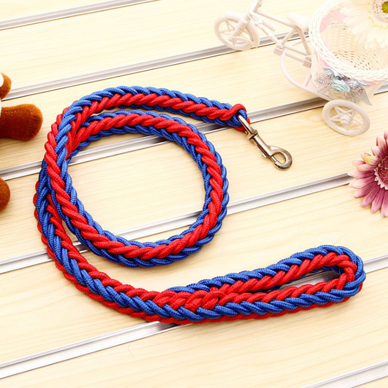 Nylon Dog Harness Leash For Medium Large Dogs Leads Pet Training Running Walking Safety Mountain Climb Dog Leashes Ropes supply