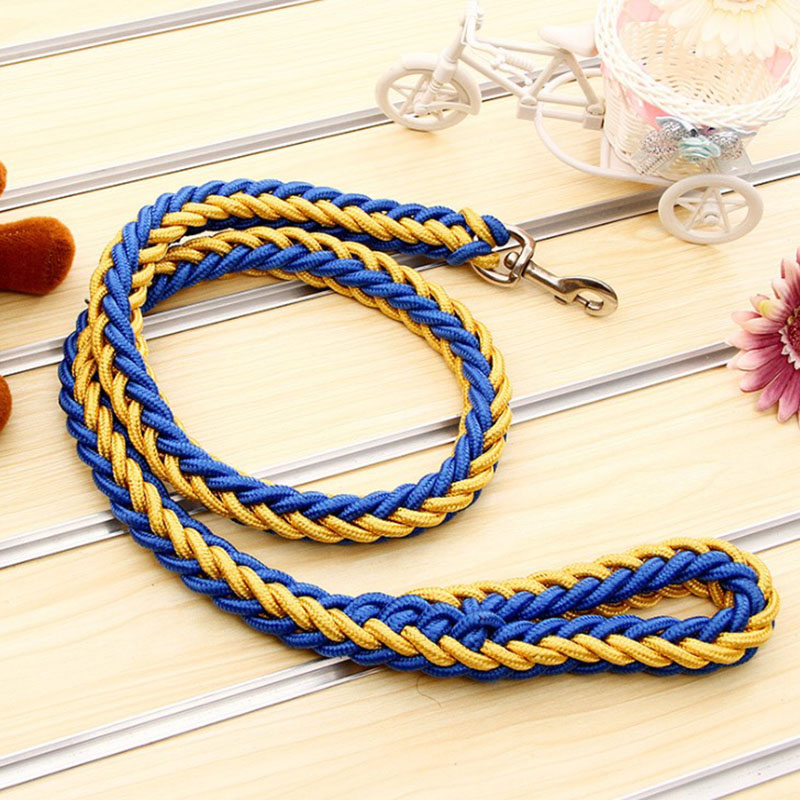 Nylon Dog Harness Leash For Medium Large Dogs Leads Pet Training Running Walking Safety Mountain Climb Dog Leashes Ropes supply