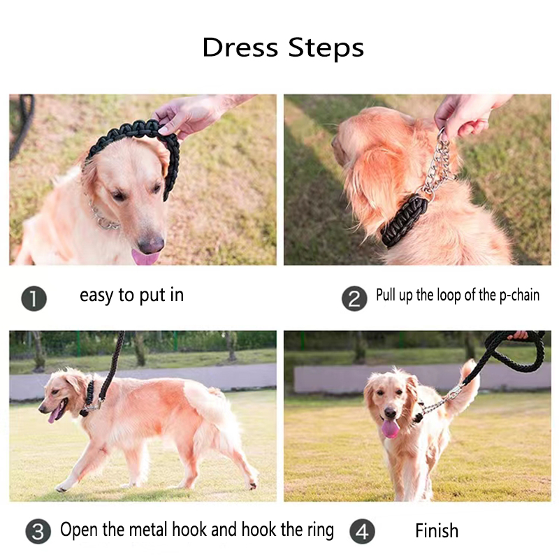 Nylon Dog Harness Leash For Medium Large Dogs Leads Pet Training Running Walking Safety Mountain Climb Dog Leashes Ropes supply