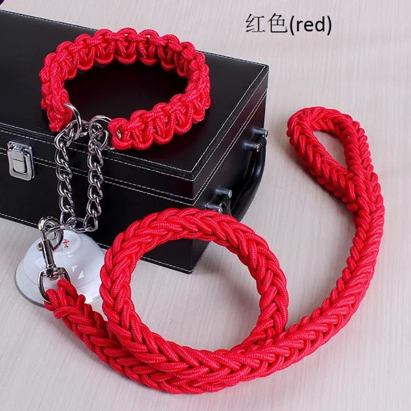 Nylon Dog Harness Leash For Medium Large Dogs Leads Pet Training Running Walking Safety Mountain Climb Dog Leashes Ropes supply