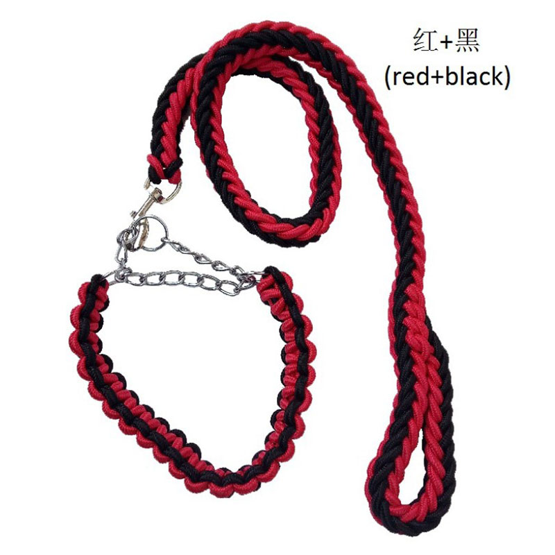 Nylon Dog Harness Leash For Medium Large Dogs Leads Pet Training Running Walking Safety Mountain Climb Dog Leashes Ropes supply