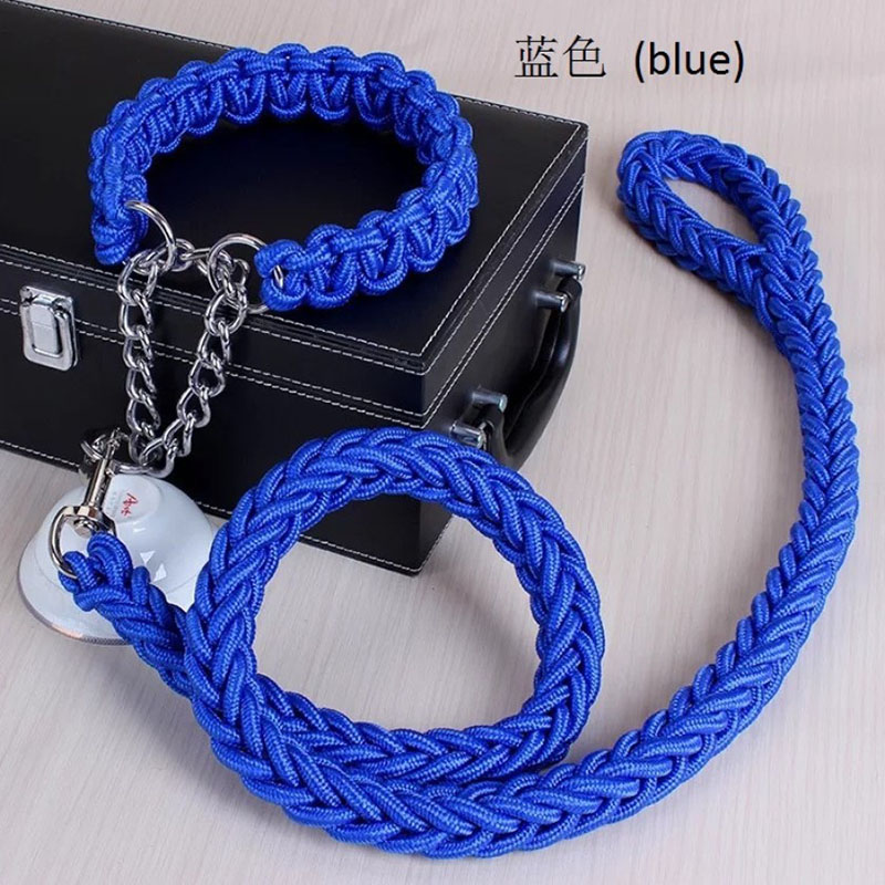Nylon Dog Harness Leash For Medium Large Dogs Leads Pet Training Running Walking Safety Mountain Climb Dog Leashes Ropes supply