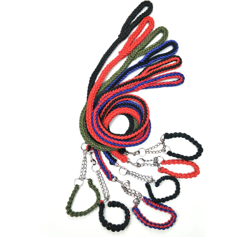 Nylon Dog Harness Leash For Medium Large Dogs Leads Pet Training Running Walking Safety Mountain Climb Dog Leashes Ropes supply