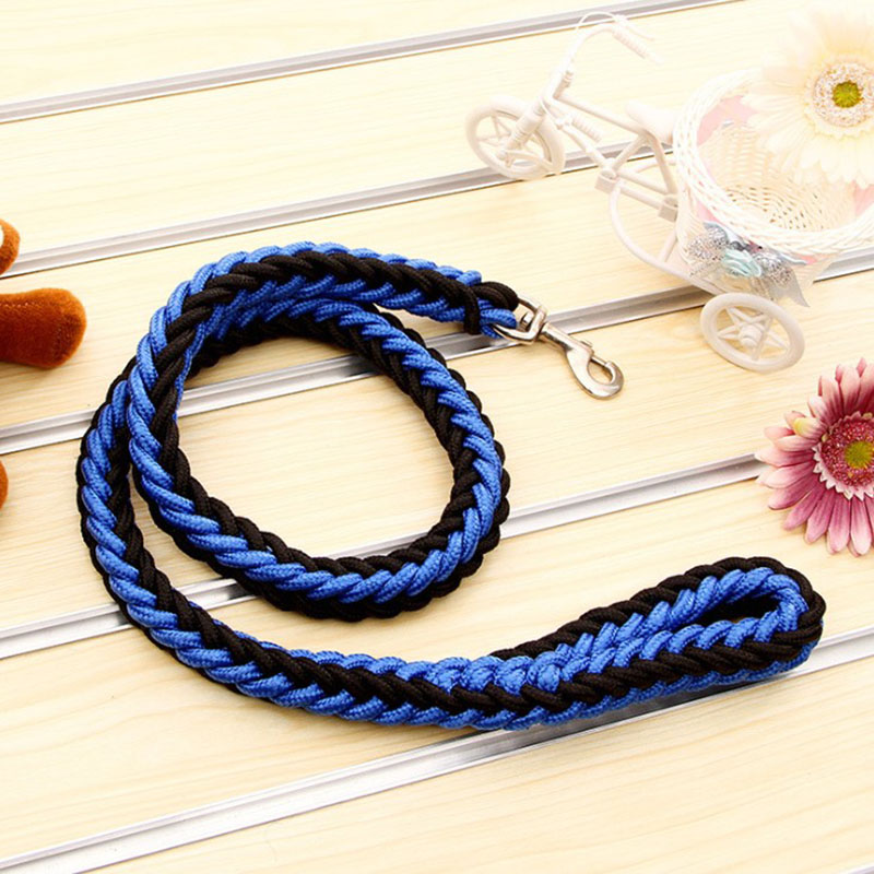 Nylon Dog Harness Leash For Medium Large Dogs Leads Pet Training Running Walking Safety Mountain Climb Dog Leashes Ropes supply