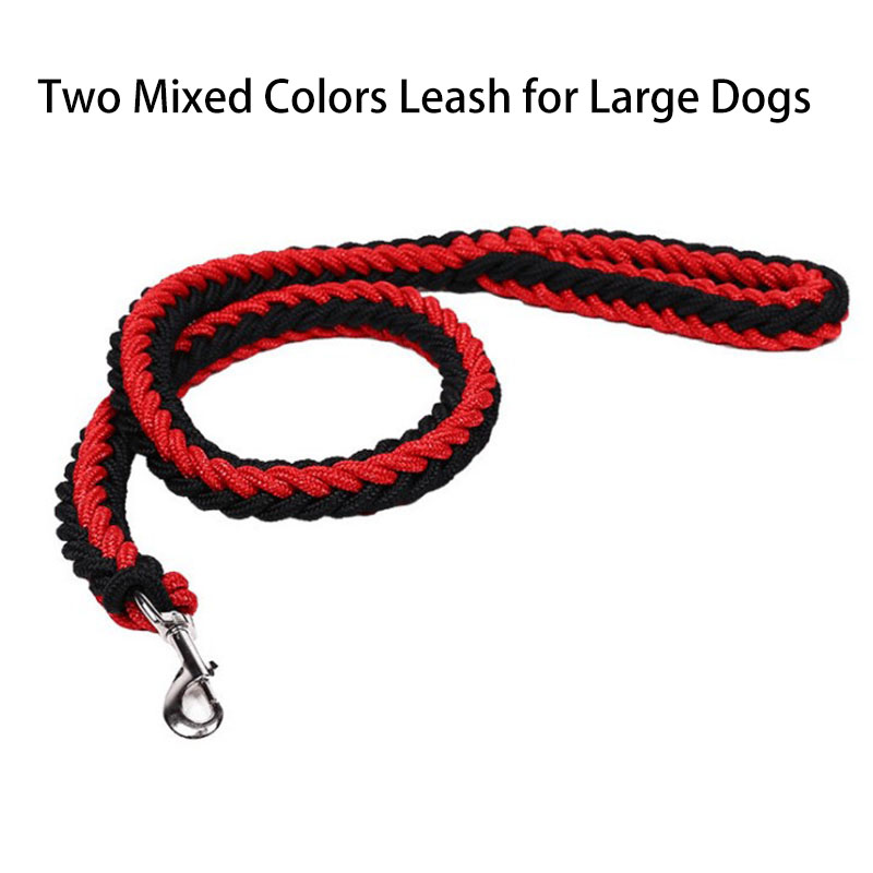 Nylon Dog Harness Leash For Medium Large Dogs Leads Pet Training Running Walking Safety Mountain Climb Dog Leashes Ropes supply