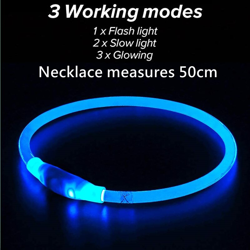 Led Usb Dog Collar Pet Dog Night Luminous Charge Collar Led Night Safety Flashing Glow Dog Loss Prevention Collar Pet Accessorie Led Usb Dog Collar Pet Dog Night Luminous Charge Collar Led Night Safety Flashing Glow Dog Loss Prevention Collar Pet Accessorie